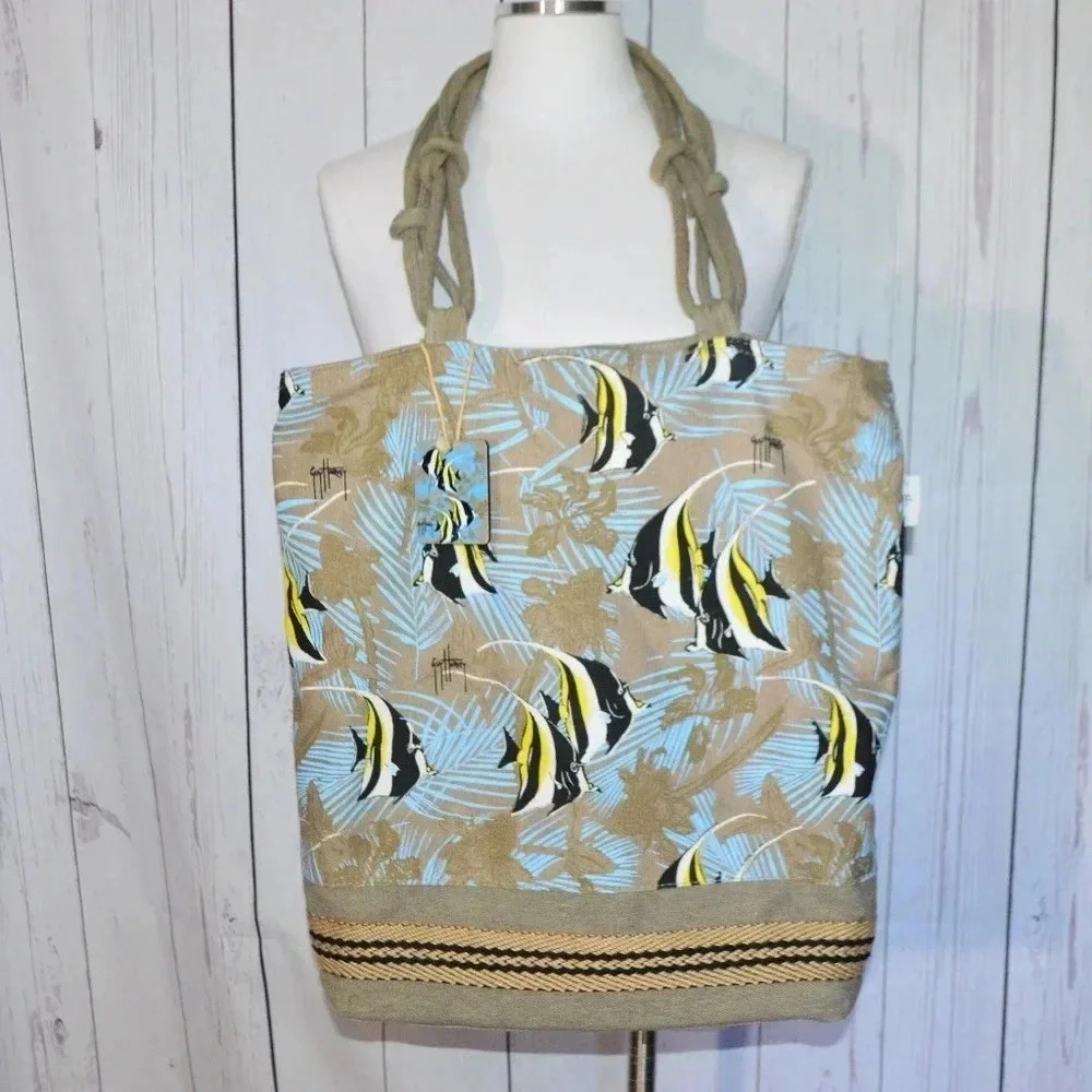 Guy Harvey Canvas Tote
